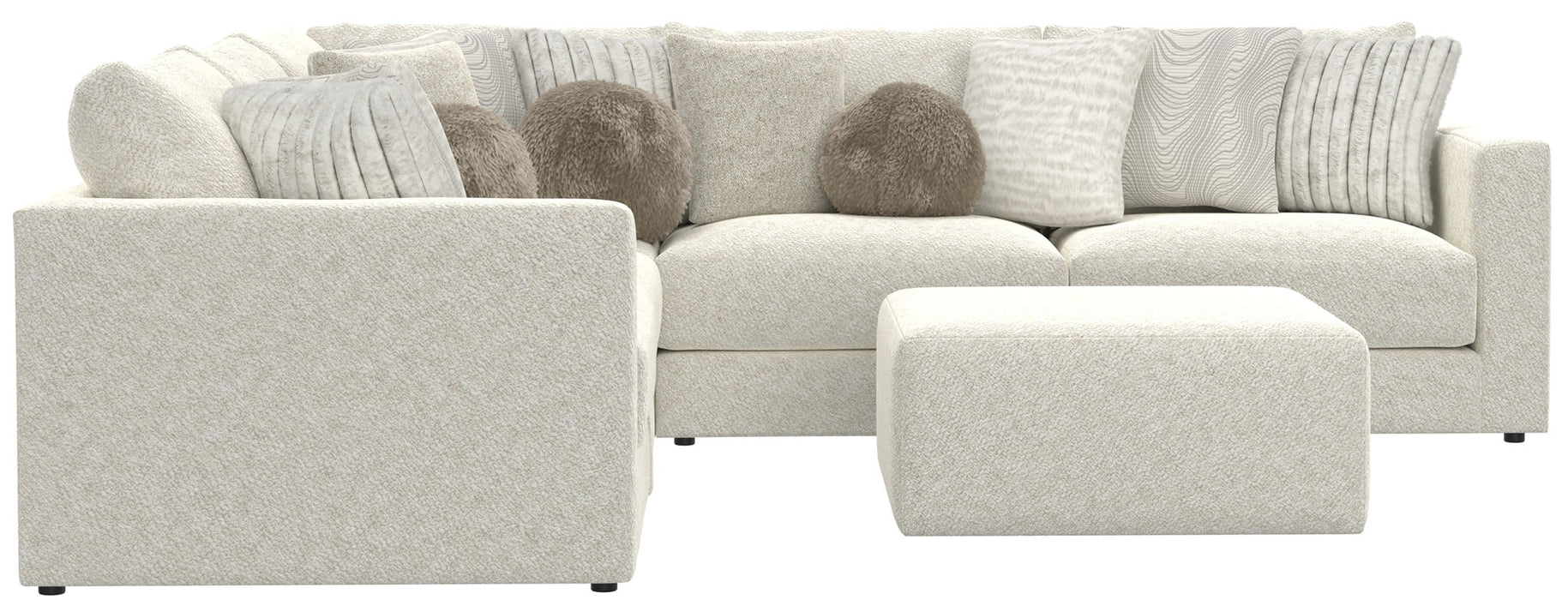 Ritzy - Modular Sofa And Included Cocktail Ottoman – 2 Piece Living Room Sets by Jackson at Furniture Wholesale Plus , Nashville furniture store