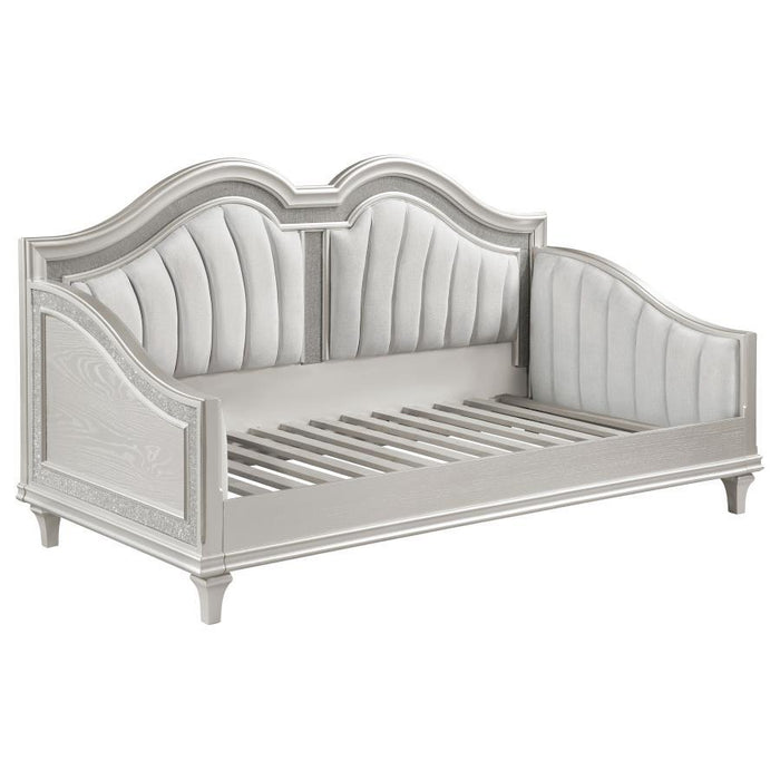 Evangeline - Upholstered Twin Daybed - Silver Oak – Daybeds by Coaster Fine Furniture at Furniture Wholesale Plus , Nashville furniture store