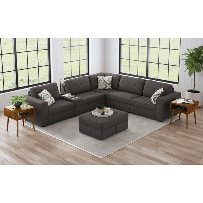 Options One - Storage Ottoman – Storage Ottomans by Elements International at Furniture Wholesale Plus , Nashville furniture store