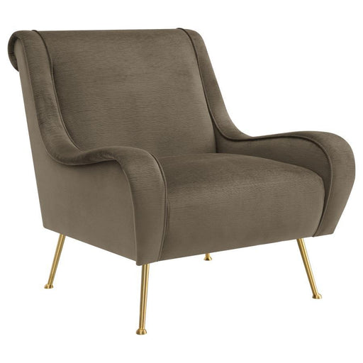 Ricci - Upholstered Saddle Arm Accent Chair – Arm Chairs by Coaster Fine Furniture at Furniture Wholesale Plus , Nashville furniture store