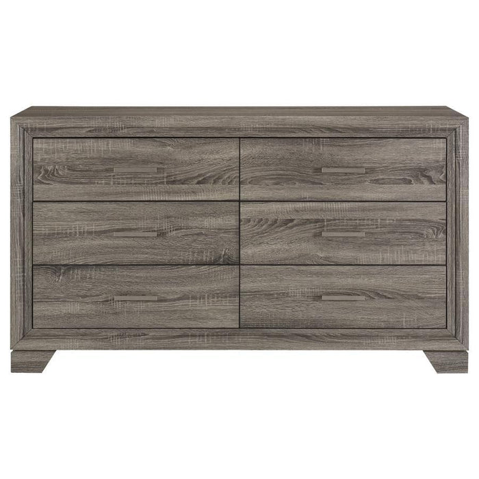Wright - 6-Drawer Dresser Cabinet – Dressers by Coaster Fine Furniture at Furniture Wholesale Plus , Nashville furniture store