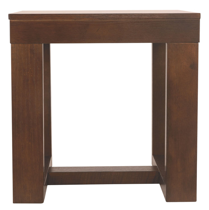 Watson - Dark Brown - Square End Table - Premium End Tables from Signature Design by Ashley® - Just $158! Shop now at Furniture Wholesale Plus  We are the best furniture store in Nashville, Hendersonville, Goodlettsville, Madison, Antioch, Mount Juliet, Lebanon, Gallatin, Springfield, Murfreesboro, Franklin, Brentwood