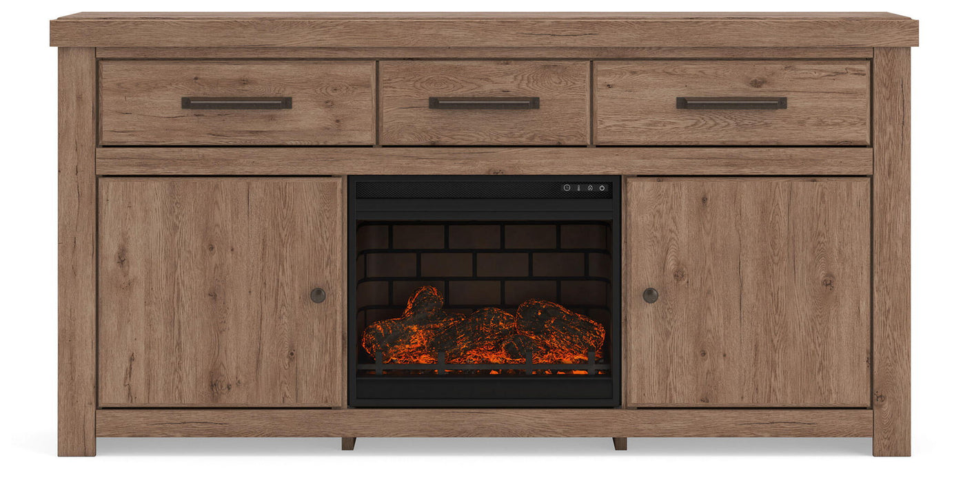 Garistyn - TV Stand With Fireplace Option – TV Stands by Signature Design by Ashley® at Furniture Wholesale Plus , Nashville furniture store
