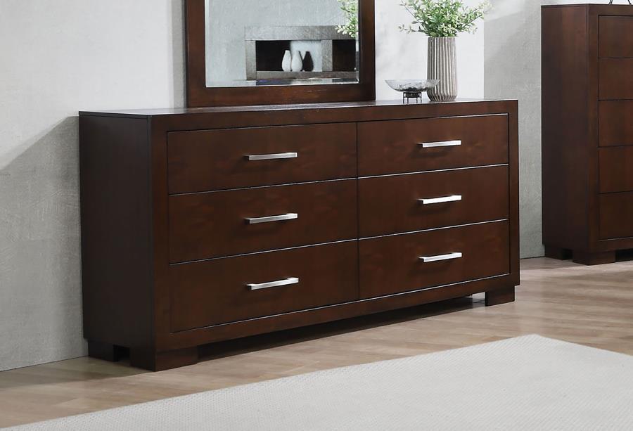 Jessica - 6-drawer Dresser – Dressers by CoasterEssence at Furniture Wholesale Plus , Nashville furniture store
