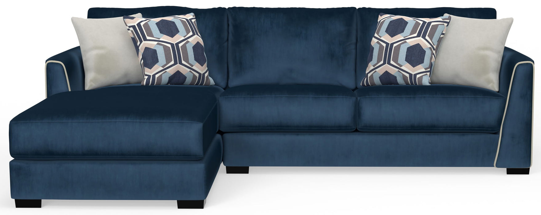 Jetson - Sectional With Comfort Coil Seat Cushions And Included Accent Pillows – Stationary Sectionals by Jackson at Furniture Wholesale Plus , Nashville furniture store