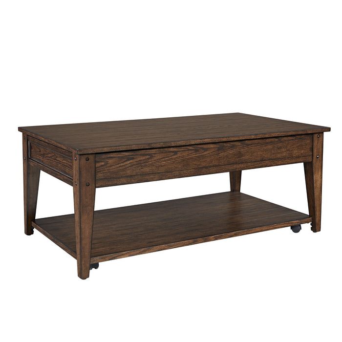Lake House - Lift Top Cocktail Table – Cocktail Tables by Liberty Furniture at Furniture Wholesale Plus , Nashville furniture store