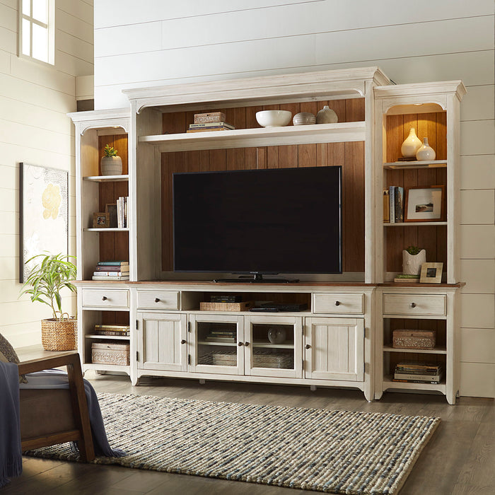 Farmhouse Reimagined - Entertainment Center – Entertainment Centers by Liberty Furniture at Furniture Wholesale Plus , Nashville furniture store