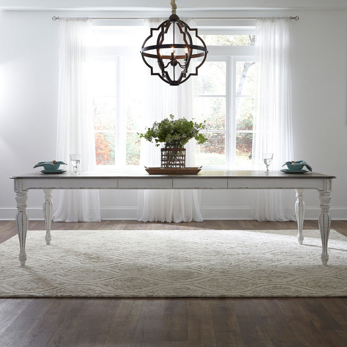 Magnolia Manor - Rectangular Leg Dining Table - Antique White – Dining Tables by Liberty Furniture at Furniture Wholesale Plus , Nashville furniture store