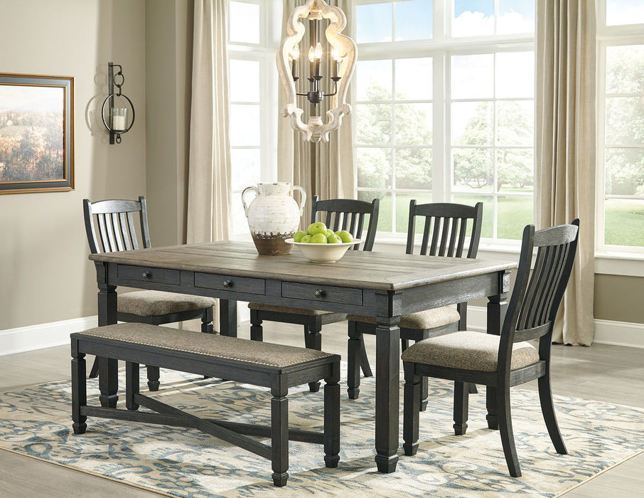 Tyler Creek - Dining Table Set – 6 Piece Dining Room Sets by Signature Design by Ashley® at Furniture Wholesale Plus , Nashville furniture store