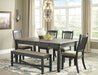 Tyler Creek - Dining Table Set – 6 Piece Dining Room Sets by Signature Design by Ashley® at Furniture Wholesale Plus , Nashville furniture store