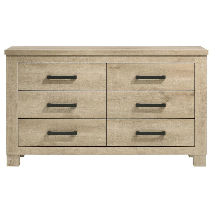 Oakglen - 6-Drawer Bedroom Dresser – Dressers by Coaster Fine Furniture at Furniture Wholesale Plus , Nashville furniture store