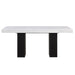 Artemis - Marble Dining Table – Dining Tables by Steve Silver Furniture at Furniture Wholesale Plus , Nashville furniture store
