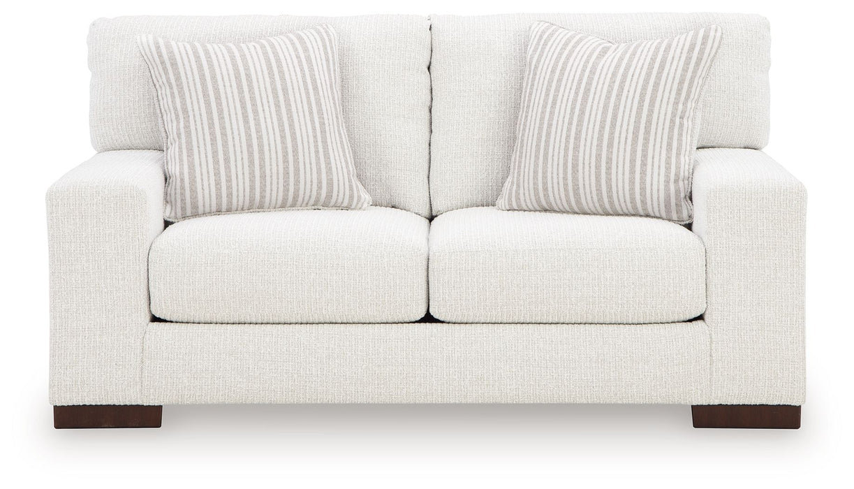 Hartside - Loveseat - Frosted – Stationary Loveseats by Benchcraft® at Furniture Wholesale Plus , Nashville furniture store