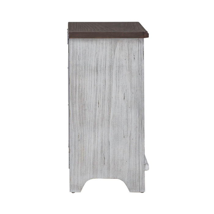 River Place - Right Pier Base - Riverstone White & Tobacco – Piers by Liberty Furniture at Furniture Wholesale Plus , Nashville furniture store