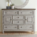 Heartland - 2 Door 6 Drawer Chesser - Antique White / Tobacco Tops – Dressers by Liberty Furniture at Furniture Wholesale Plus , Nashville furniture store