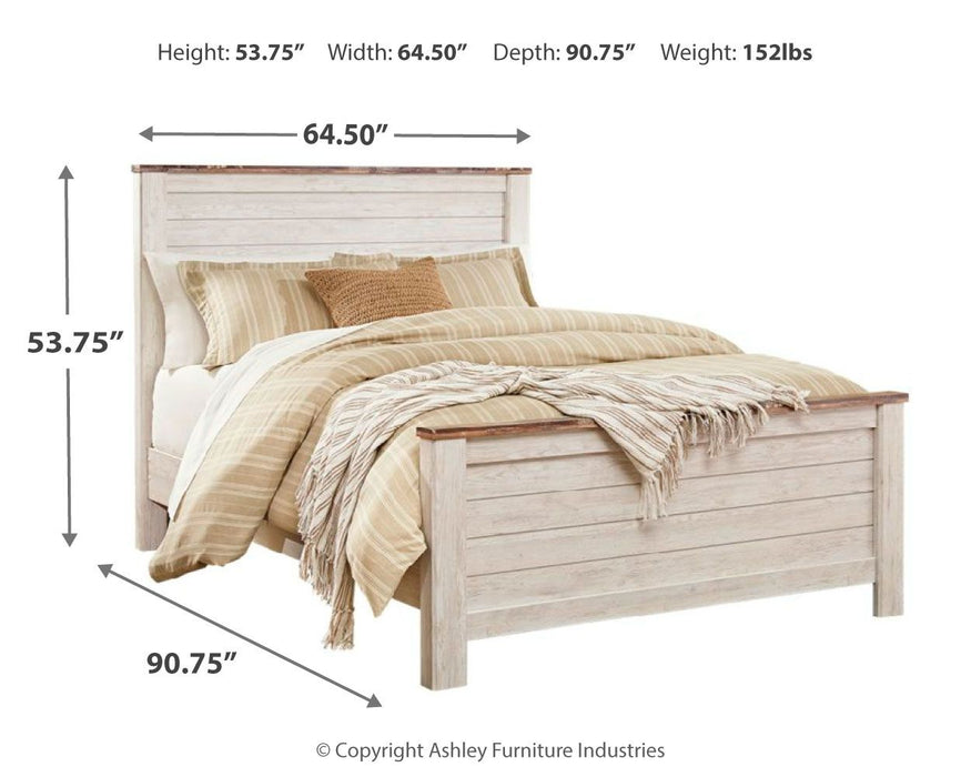 Willowton - Panel Bed – Panel Beds by Signature Design by Ashley® at Furniture Wholesale Plus , Nashville furniture store