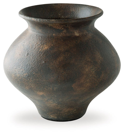 Laddlow - Vase - Antique Brown – Vases & Jars by Signature Design by Ashley® at Furniture Wholesale Plus , Nashville furniture store
