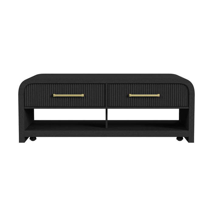 Ridgemont - Coffee Table With Casters – Coffee Tables by Elements International at Furniture Wholesale Plus , Nashville furniture store