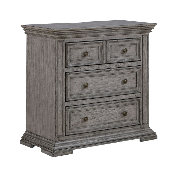 Big Valley - Bedside Chest With Charging Station – Bedside Chests by Liberty Furniture at Furniture Wholesale Plus , Nashville furniture store