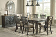 Tyler Creek - Dining Table Set – 6 Piece Dining Room Sets by Signature Design by Ashley® at Furniture Wholesale Plus , Nashville furniture store