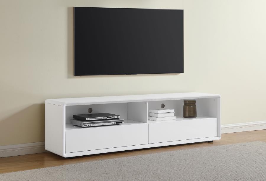 Ellice - TV Stand Media Console - White - Premium TV Stands from Coaster Fine Furniture - Just $429! Shop now at Furniture Wholesale Plus  We are the best furniture store in Nashville, Hendersonville, Goodlettsville, Madison, Antioch, Mount Juliet, Lebanon, Gallatin, Springfield, Murfreesboro, Franklin, Brentwood