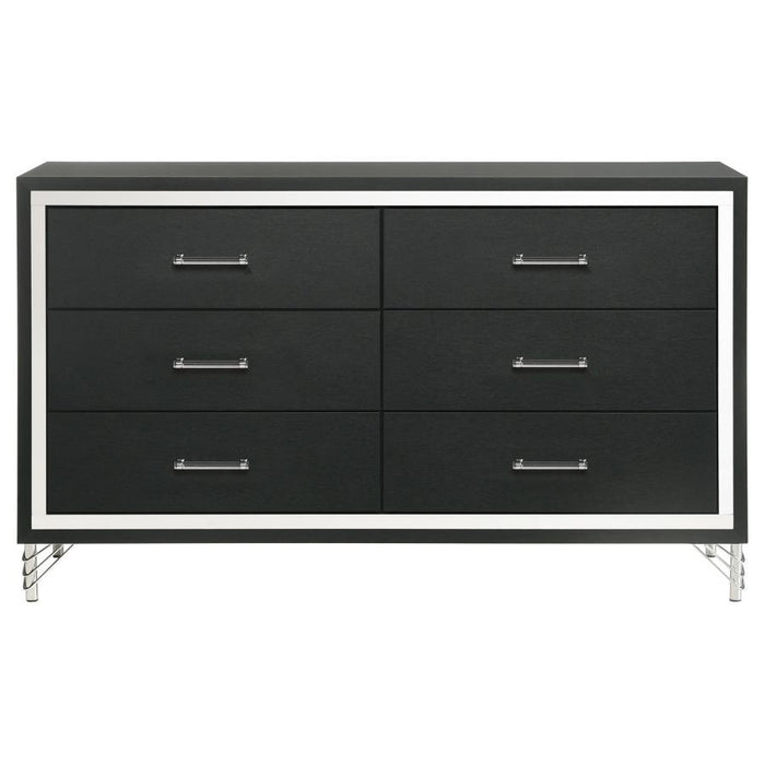 Lucia - 6-Drawer Dresser – Dressers by Coaster Fine Furniture at Furniture Wholesale Plus , Nashville furniture store