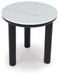Xandrum - Occasional Table Set (Set of 3) - Black / White – Table Sets by Signature Design by Ashley® at Furniture Wholesale Plus , Nashville furniture store
