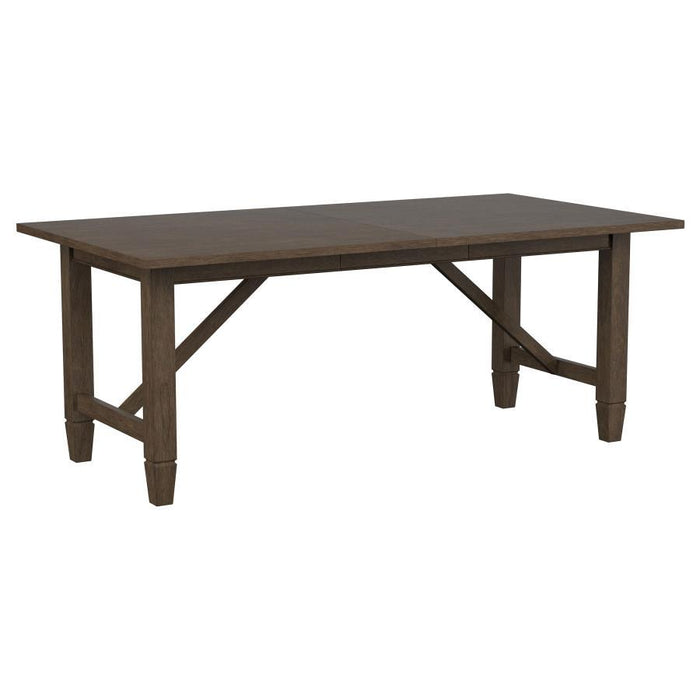 Matisse - Rectangular Wood Dining Table - Dark Brown – Dining Tables with Extensions by Coaster Fine Furniture at Furniture Wholesale Plus , Nashville furniture store