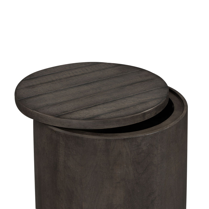 Modern Farmhouse - Drum End Table – End Tables by Liberty Furniture at Furniture Wholesale Plus , Nashville furniture store