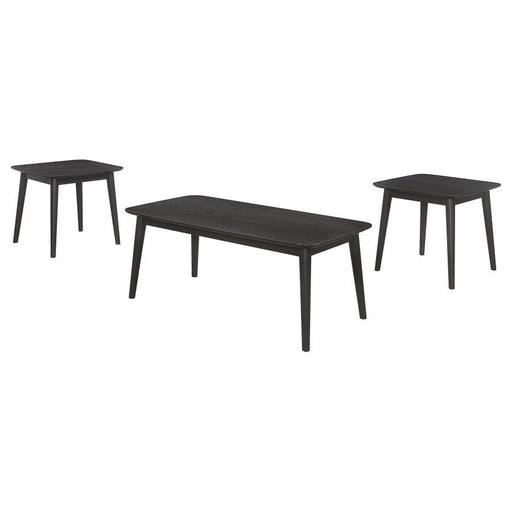 Radley - 3 Piece Rectangular Coffee Table Set - Black – Table Sets by Coaster Fine Furniture at Furniture Wholesale Plus , Nashville furniture store