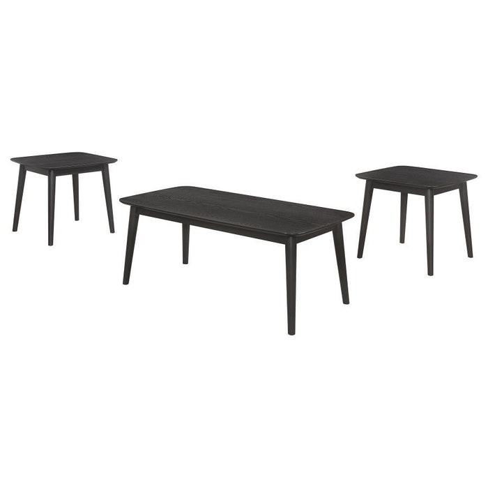 Radley - 3 Piece Rectangular Coffee Table Set - Black – Table Sets by Coaster Fine Furniture at Furniture Wholesale Plus , Nashville furniture store
