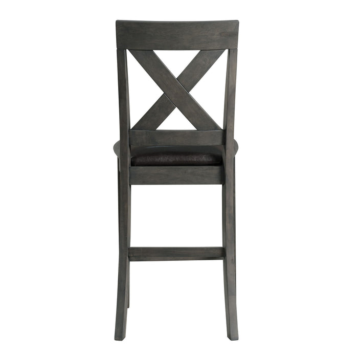 Alex - Counter Side Chair With Pu (Set of 2) – Chair Sets by Elements International at Furniture Wholesale Plus , Nashville furniture store