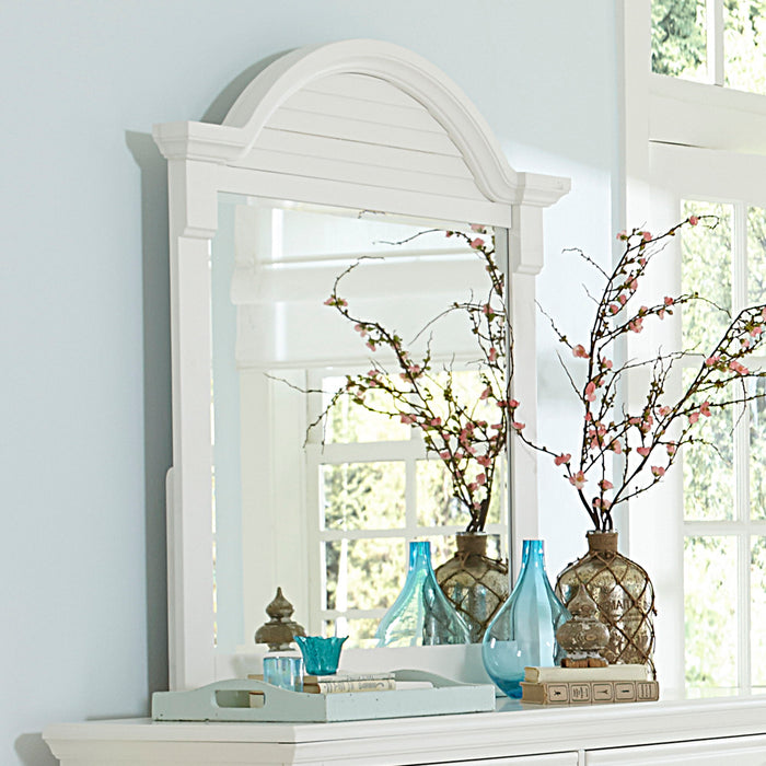 Summer House - Mirror - Oyster White – Mirrors by Liberty Furniture at Furniture Wholesale Plus , Nashville furniture store