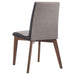 Redbridge - Upholstered Dining Side Chair (Set of 2) - Natural Walnut – Chair Sets by CoasterEveryday at Furniture Wholesale Plus , Nashville furniture store
