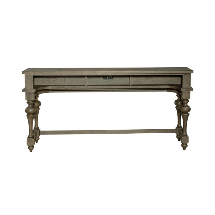 Americana Farmhouse - Console Bar Table - Dusty Taupe – Console Tables by Liberty Furniture at Furniture Wholesale Plus , Nashville furniture store