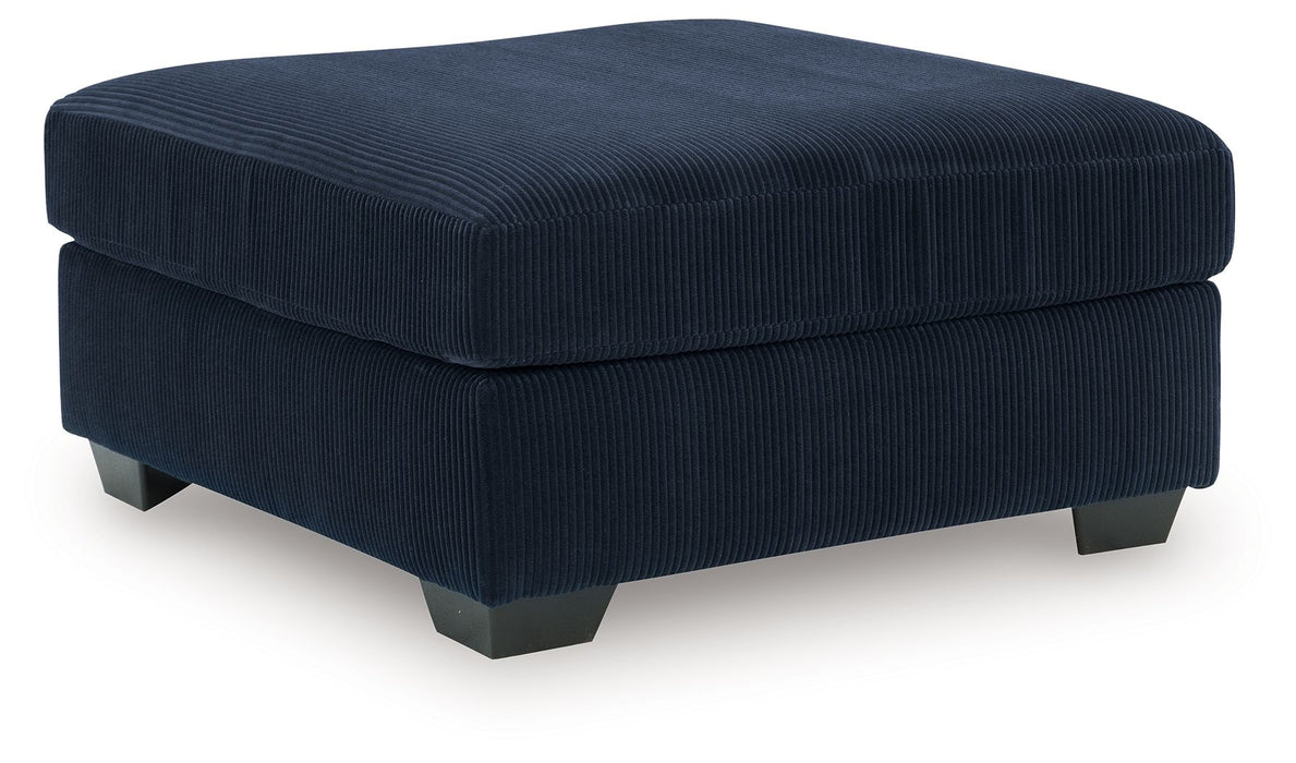 SimpleJoy - Oversized Accent Ottoman - Navy – Accent Ottomans by Signature Design by Ashley® at Furniture Wholesale Plus , Nashville furniture store