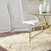 Montclair - Upholstered Dining Side Chair (Set of 4) - White - Premium Chair Sets from CoasterEssence - Just $629! Shop now at Furniture Wholesale Plus  We are the best furniture store in Nashville, Hendersonville, Goodlettsville, Madison, Antioch, Mount Juliet, Lebanon, Gallatin, Springfield, Murfreesboro, Franklin, Brentwood