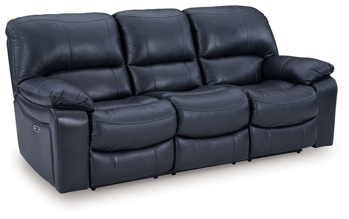 Leesworth - 3 Pc. - Power Reclining Sofa, Power Reclining Loveseat, Power Rocker Recliner - Ocean – 3 Piece Living Room Sets by Signature Design by Ashley® at Furniture Wholesale Plus , Nashville furniture store