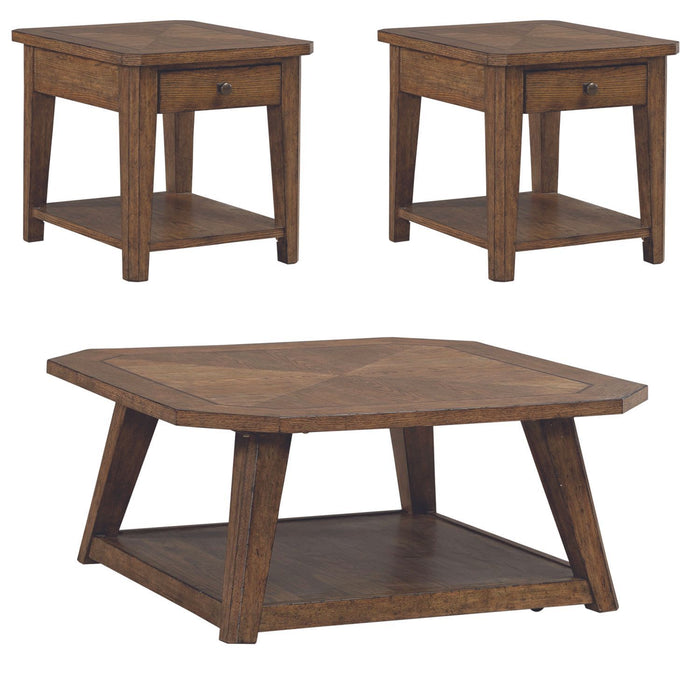 Carolina Park - 3 Piece Set - Amber Brown – Table Sets by Liberty Furniture at Furniture Wholesale Plus , Nashville furniture store