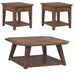 Carolina Park - 3 Piece Set - Amber Brown – Table Sets by Liberty Furniture at Furniture Wholesale Plus , Nashville furniture store