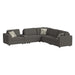 Options One - Living Room Set Sectional – 2 Piece Living Room Sets by Elements International at Furniture Wholesale Plus , Nashville furniture store