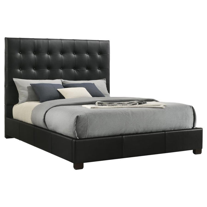 Medley - Genuine Leather Platform Bed – Upholstered Beds by Coaster Fine Furniture at Furniture Wholesale Plus , Nashville furniture store