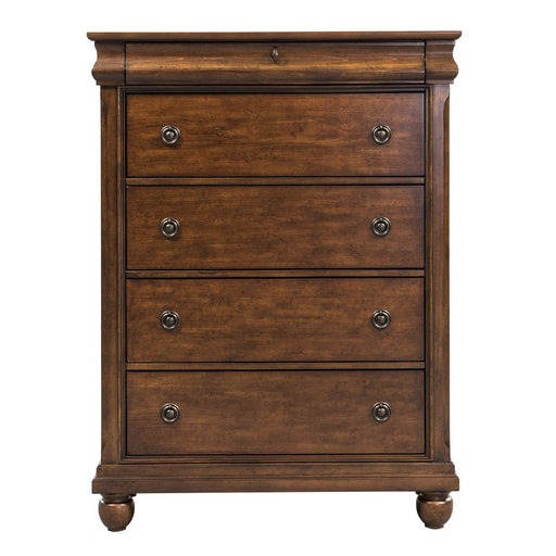 Rustic Traditions - 5 Drawer Chest – Accent Chests by Liberty Furniture at Furniture Wholesale Plus , Nashville furniture store