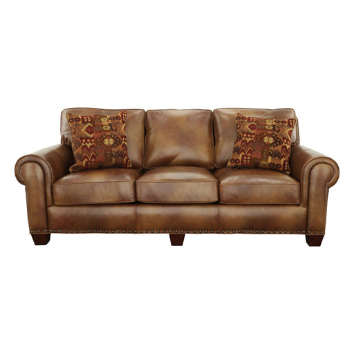 Silverado - Sofa - Dark Brown – Stationary Sofas by Steve Silver Furniture at Furniture Wholesale Plus , Nashville furniture store