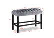 Pascal - Dining High Bench - Gray – Dining Benches by Crown Mark at Furniture Wholesale Plus , Nashville furniture store