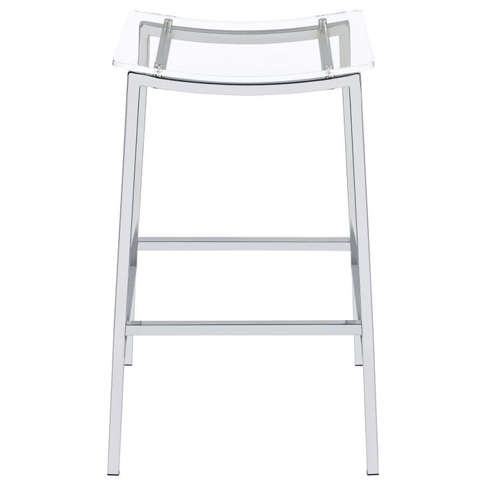 Jovani - Acrylic Backless Bar Stools (Set of 2) - Premium Stool Sets from Coaster Fine Furniture - Just $359! Shop now at Furniture Wholesale Plus  We are the best furniture store in Nashville, Hendersonville, Goodlettsville, Madison, Antioch, Mount Juliet, Lebanon, Gallatin, Springfield, Murfreesboro, Franklin, Brentwood