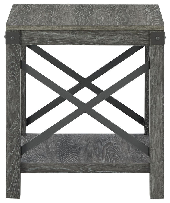 Freedan - Square End Table - Grayish Brown – End Tables by Signature Design by Ashley® at Furniture Wholesale Plus , Nashville furniture store