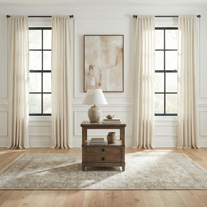 Artisan Home - 1 Drawer End Table - Sienna Stone – End Tables by Liberty Furniture at Furniture Wholesale Plus , Nashville furniture store