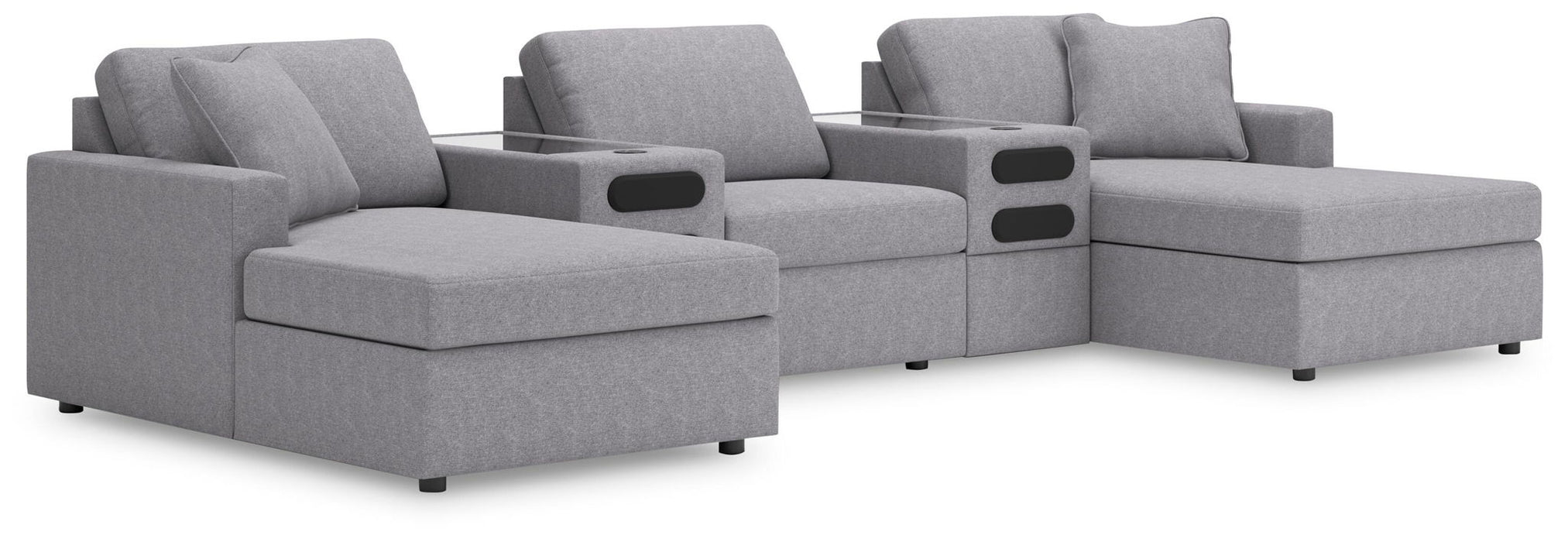 Modmax - Sectional - Granite – Stationary Sectionals by Signature Design by Ashley® at Furniture Wholesale Plus , Nashville furniture store