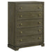 Gran Park - 5-Drawer Bedroom Chest Of Drawers - Dark Cocoa – Accent Chests by Coaster Fine Furniture at Furniture Wholesale Plus , Nashville furniture store